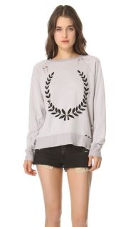 Wildfox Just a Laurel Destroyed Sweater