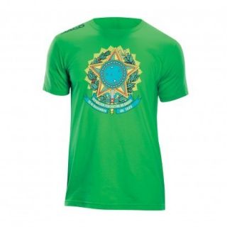 Jaco UFC MMA Brasil Brazil Walkout Shirt Green Size S