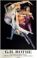 Rothe Hand Signed Fine Art Gallery Poster Ballet SUBMIT An OFFER