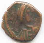 Tiberius II Constantine Pentanummium s 438 EB 3920