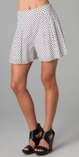 alice + olivia Polka Dot Flutter Shorts