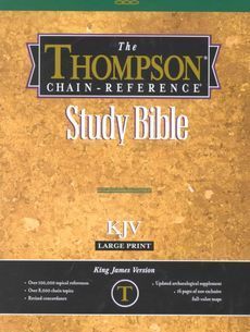 Thompson Chain Reference Bible KJV Large Print New 0887071562