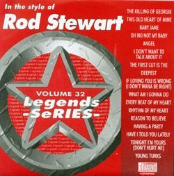 Legends Series CDG LG032 Rod Stewart Karaoke Music