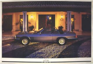 Jaguar XJ SC V12 Classic Car Poster Picture Print
