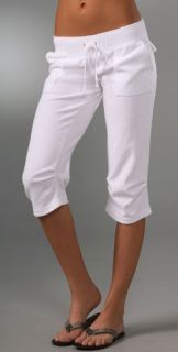 Juicy Couture Terry Crop Cargo Pants with Knee Pleats