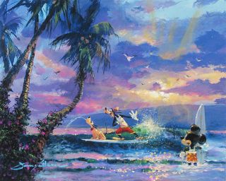 Summer Escape Disney Fine Art Giclee by James Coleman Mint