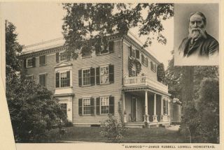 James Lowell House Cambridge Massachusetts 1907 Gravure