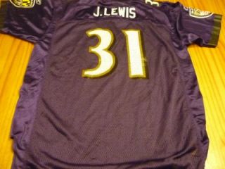 Baltimore Ravens Jamal Lewis Football Jersey Size Youth XL 18 20