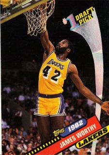 1993 Topps Archives 1982 Draft Pick James Worthy 2