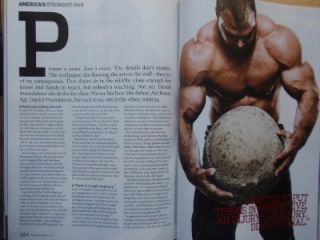  very good condition. Americas Strongest strongman. Jamie Eason pics