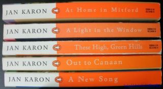 Jan Karon Books 1 5 in Mitford Series at Home Light Green Hills Cannan