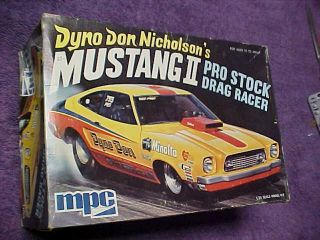   MODEL KIT MPC 1974 MUSTANG DYNO DON NICHOLSON PRO STOCK DRAG RACER