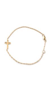 Jennifer Zeuner Jewelry Mini Integrated Cross Bracelet