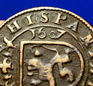 Jamestown Year Old Spanish Coin 1607 Pirate Treasure 8 maravedis COB