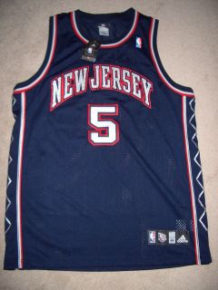 Authentic Adidas Jason Kidd Jersey New Jersey Nets Size 44
