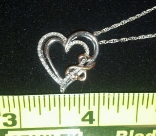 Jane Seymour Open Heart Silver Pendant Necklace