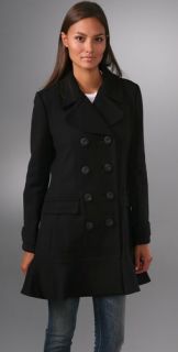 Juicy Couture Refined Ruffle Coat