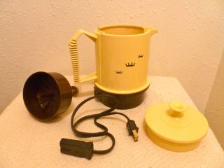  Poly Perk Coffee Set Retro Royal Yellow Percolator Mod Java Pot