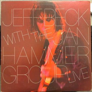 JEFF BECK WITH THE JAN HAMMER GROUP live LP Mint  PE 34433 Vinyl 1977