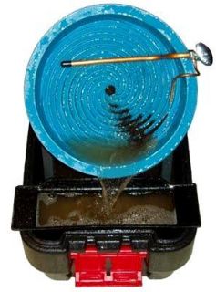  Fox Speed Control Spiral Gold Wheel Sluice Dredge Mining Miner