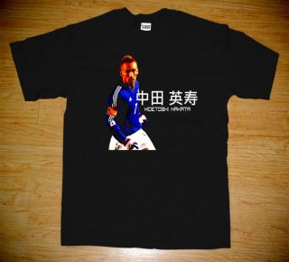 New Japan Soccer Football Hidetoshi Nakata T Shirts