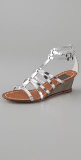 Dolce Vita Gasha Metallic T Strap Sandals