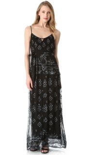 Twelfth St. by Cynthia Vincent Embroidered Maxi Dress