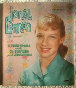 Vintage Orig Janet Lennon Whitman Paper Dolls 1961 Teleklew Doll Uncut