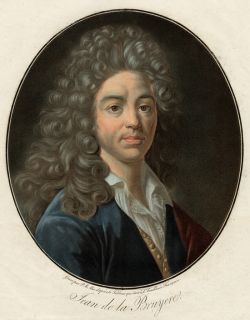 Portrait de Jean de La Bruyere Aquatinte Alix 19E