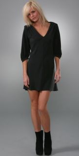 Juicy Couture 3/4 Sleeve Silk Dress