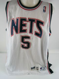Jason Kidd 2001 02 New Jersey Nets Game issued Jersey