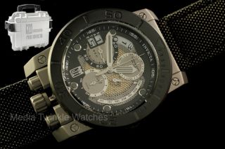 Invicta 13051 Jason Taylor Corduba Titanium Watch w 3 Slot JT Edition