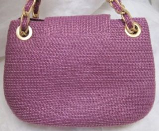 Genuine Eric Javits Pink Purple Mini Shenia Handbag $325 Retail