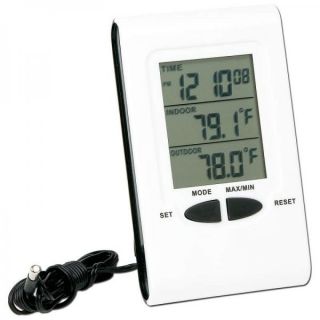 Mitaki Japan Digital Clock Thermometer Calender 12 24 HR Indoor