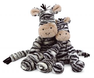 Jellycat Merryday Zebra Medium Stuffed Animal New Plush
