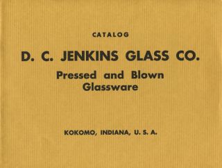 Jenkins Pressed Blown Glass / ca. 1930 Catalog Reprint incl. Design