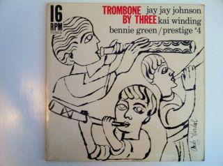 JAY JAY JOHNSON trombone by three LP 16 RPM rare ANDY WARHOL cover