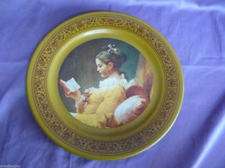  Art Metal Wall Plate A Young Girl Reading Jean Honore Fragonard