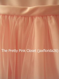 Jayne Copeland Pink Satin Tulle Dress Sz 5
