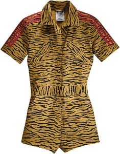 Adidas Originals Jeremy Scott Medium M Animal Print Jump Suit Dress