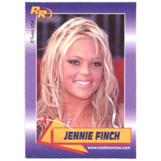 Jennie Finch Rookie Review Card Softball 03 RC Jenny