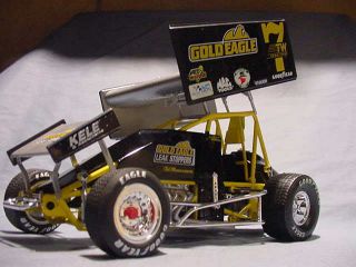 Jeff Swindell Gold Eagle GMP 1 18 Sprint Car World of Outlaws Diecast