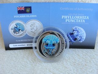 Pitcairn Islands 2010 2$ White Spotted Jellyfish