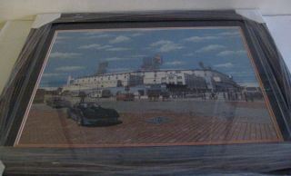 Detroit Tigers Stadium Framed Artist Print William Moss 34x27