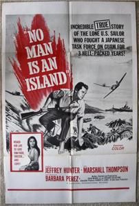 Jeffrey Hunter No Man Is An Island 1962 Poster 4943