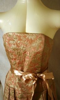 Jessica McClintock Brocade Rose Dress Size 8