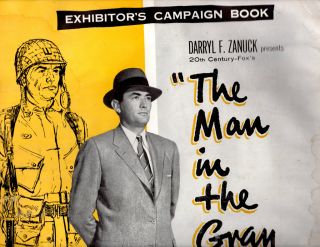 1956 The Man in The Grey Flannel Suit Press Book Peck