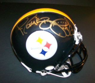 Pittsburgh Steelers Jerome Bettis Signed Mini Helmet
