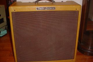  Fender Bassman Guitar Amp Original with Jensen P10R Speakers