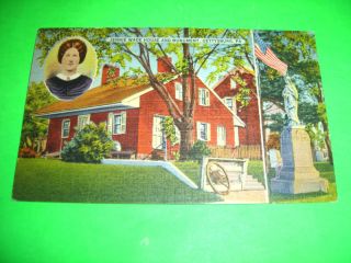 Jennie Wade House and Monument Gettysburg PA Postcard